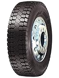 Double Coin RLB1 Open Shoulder Drive-Position Commercial Radial Truck Tire - 225/70R19.5 12 ply