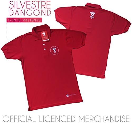 Silvestre Dangond GENTE VALIENTE Officially Licensed Merchandise Red Polo Silvestrista