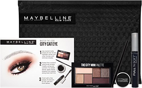 Maybelline New York Ny Minute Mascara Eye Makeup Gift Set, City Cat Eye