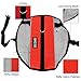 Petroad Service Dog Vest Harness Dog Backpack Pet Carrier Red Mesh Harness with D-Ring for Leashes or ID-Tags, Keeps Your Dog Comfortable (Red, Medium, 15