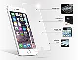 iPHONE 6S Screen Protector Tempered Glass Strong 9H 0.26MM 2.5D Anti-Sratch Smudge and Explosion Proof For iPhone 6/ 6S (NEW 2016) by ZEUZZ