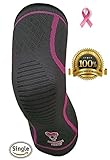 M-Sports D2 Knee Compression Sleeve Sports Support Brace for Exercise, Jogging, Fitness Recovery, Joint Injury and Arthritis Pain Relief to Reduce Swelling (SMPink)