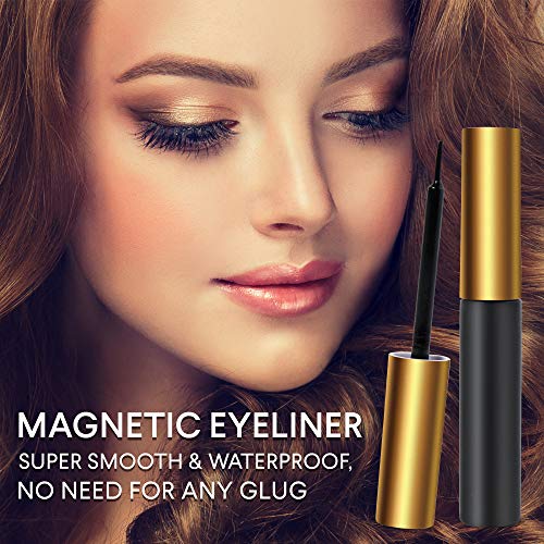 Upgraded 3D Eyelashes Kit, Reusable Eyelashes with