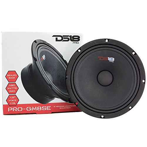 DS18 PROGM8SE 8Inch Sealed Back Midrange Loud Speaker 8Ohms 480