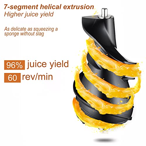 OverTwice Slow Masticating Juicer Cold Press Juice Extractor Apple