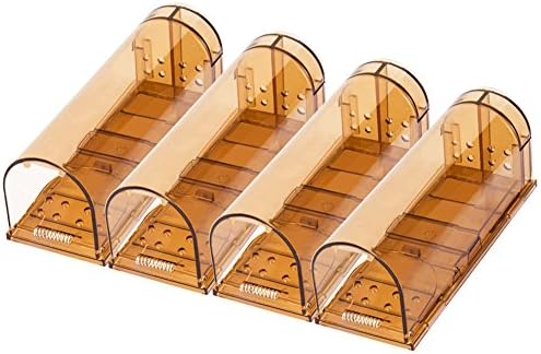 VENSMILE Humane Smart Mouse Trap No Kill Live Catch and Release Rodents No Pain(4 Pack)