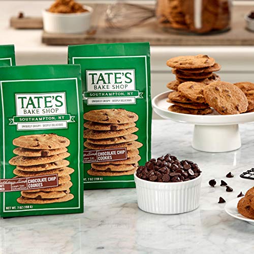 Tate's Bake Shop Thin & Crispy Cookies, Chocolate Chip, 7 Oz, 4 Count