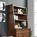 Sauder Clifford Place Library Hutch, Grand Walnut finish