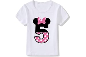 Sanqidu Birthday T Shirts for Toddler Baby Boys Girls Summer Short Sleeve Tees Tops Letters Printed Party Clothes Outfit