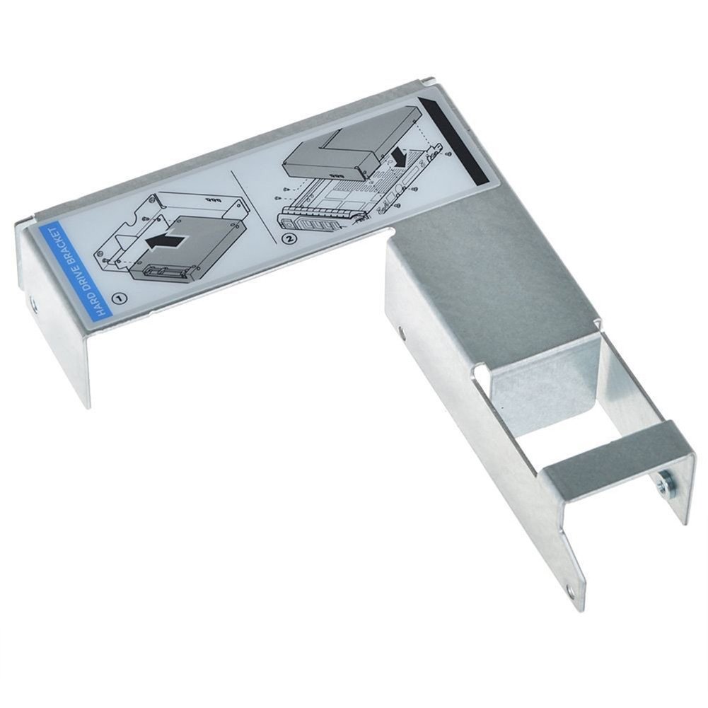 Pack of 2, RGBS 2.5" 9W8C4 Y004G SSD Adapter Bracket for DELL 3.5" F238F G302D X968D F9541 SAS SATA Hard Drive Caddy Tray Enclosure With Screws