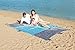 Sandless Beach / Picnic Blanket + Bonus – Large (7’ × 9’) – Compact & Lightweight – Quick-Drying & Durable Nylon – Perfectly Anchored with 4 Stakes & 6 Fillable Pockets – Best Mat for the Whole Crew