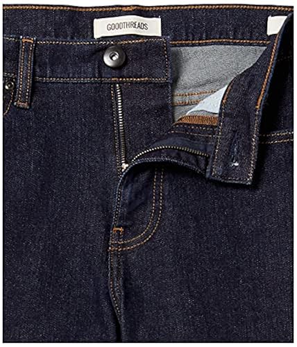 Men's Slim Fit Comfort Stretch Jeans - Cotton Blend Denim With Tapered Leg (Previously Goodthreads)