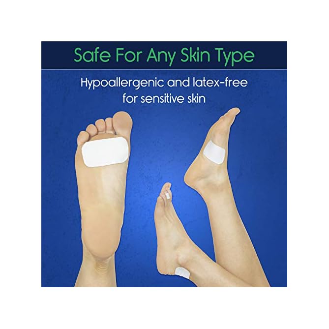 ViveSole Moleskin for Feet (8 Square Bandages) Self Adhesive Blister