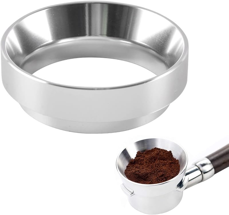 Ailelan 58mm Magnetic Dosing Funnel Aluminum Coffee Accessory