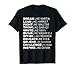 Inspirational Black History Influential Black Leaders Tee