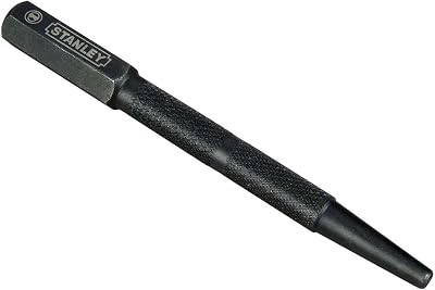 Stanley Nail Punch 4.2mm Black - Comfortable Grip, Colour Coded Sleeves
