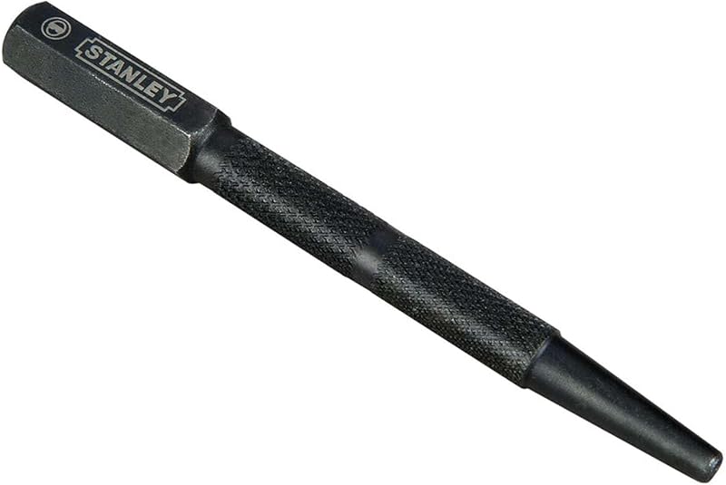 Stanley Nail Punch 4.2mm Black - Comfortable Grip, Colour Coded Sleeves