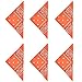 Alotpower Cotton Bandanas Headband for Daily Use, 6 Pack,Orange