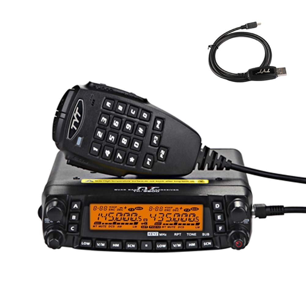 Photo 1 of TYT TH-9800 Quad Band 50W Cross-Band Mobile Car Ham Radio Black 5.5 x 1.58 x 8.35"
