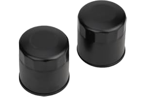 HogarTech Oil Filter Set for Hydro-Gear 52114, 539113466, 600976, 109-3321, 768341 – 2-Pack, Black, 8 x 5 x 5 cm, Lawn Mower 