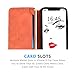 REALIKE iPhone X Wallet Case iPhone PU Leather Case iPhone X Flip Cover Case with Card Slot Holder Pocket Shockproof Protection Magnetic Closed Case for Men and Women-Tan