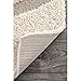 nuLOOM Carolyn Modern Shag Area Rug - 8x10 Shag Area Rug Transitional Cream Rugs for Living Room Bedroom Dining Room Nursery