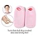 BelleSha Spa Moisturizing Gel Socks For Dry Feet And Ankles - Helps Repair Cracked Skin And Softens Feet (Pink)
