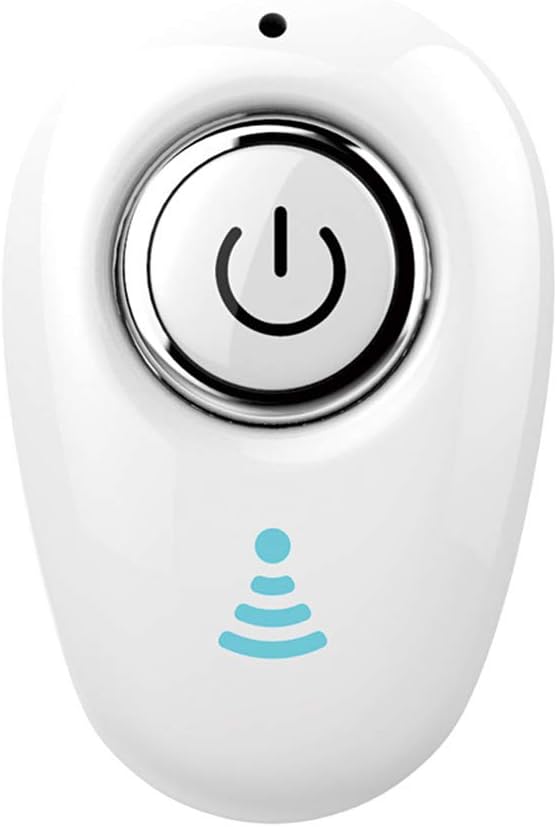 856store Waterproof Mini Wireless Bluetooth Earphone Sports Handfree in-Ear Stereo Earbud Headset - White for iPhone, iPad, iPod, Mp3 Players, Samsung Etc
