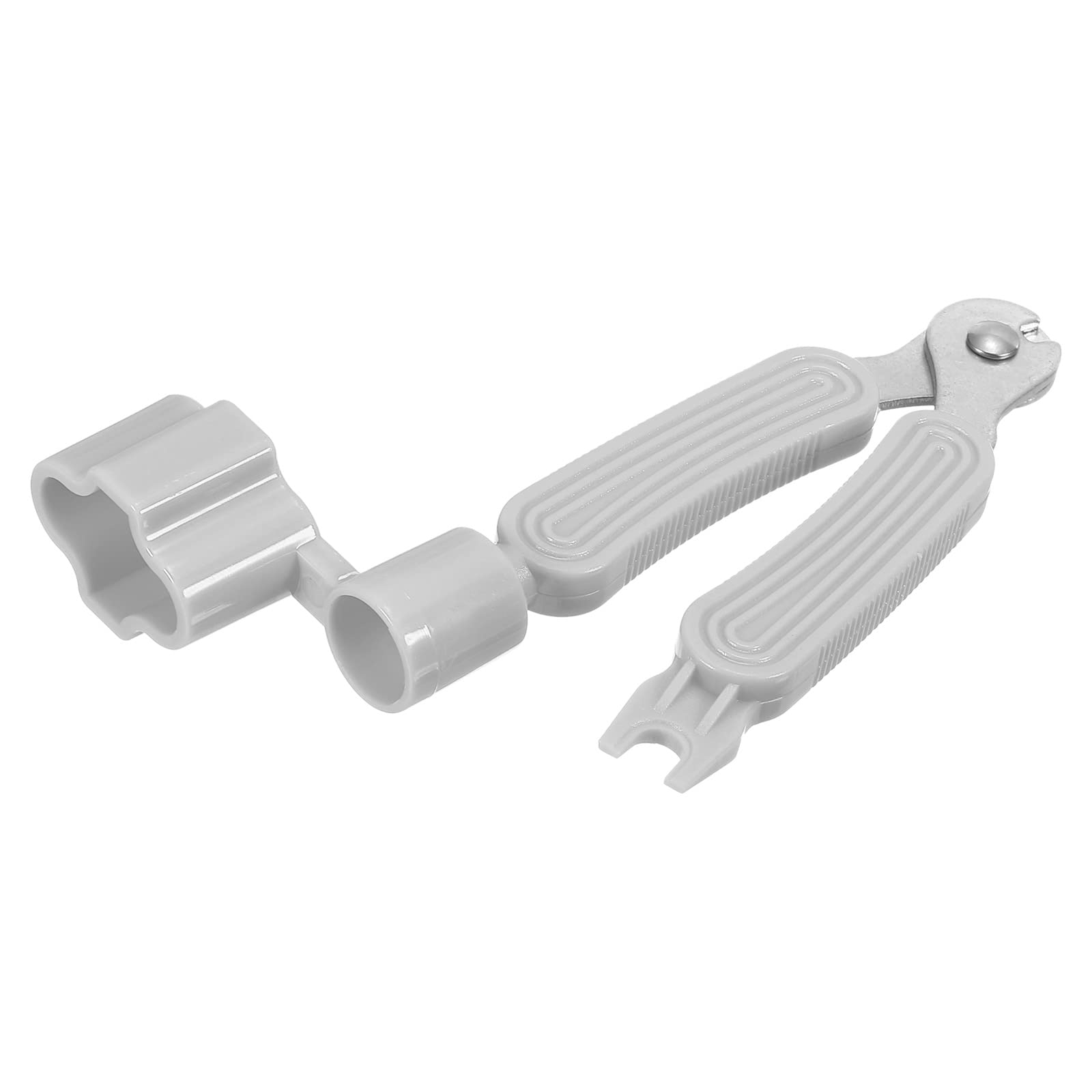 PATIKIL Guitar String Winder Bridge Remover Pin Puller String Cutter Multifunctional Guitar Tuning Tool Bass Guitar Accessories, Gray