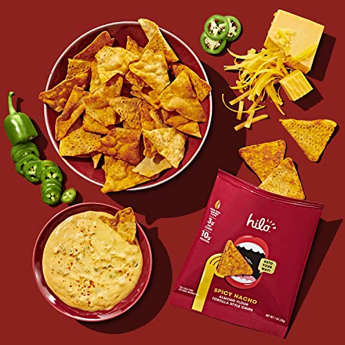 Hilo Life Low Carb Keto Friendly Tortilla Chip Snack Bags, Bold Variety