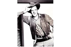 Gunsmoke James Arness as Matt Dillon at saloon door 8 x 10 Inch Photo