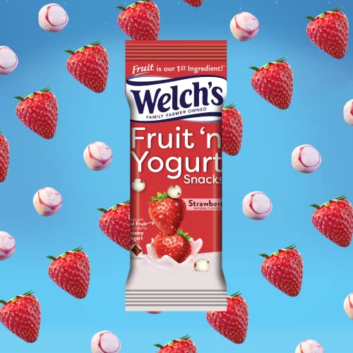 Welch's Fruit Snacks, Fruit 'n Yogurt Variety Pack, Strawberry