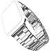No1seller Thin Light Stainless Steel 42mm Watch Strap Bracelet with Butterfly Clasp for Apple Series 1, Series 2 - Silver