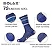 SOLAX Merino Wool Hiking & Walking Socks for Women Crew Trekking, Outdoor, Cushioned, Breathable 3 Pack (M, Asst56)