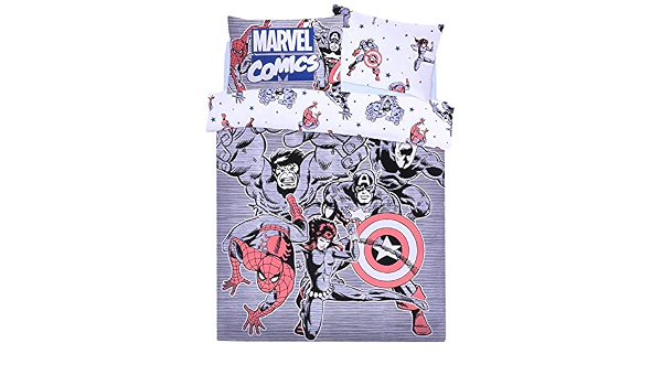 Primark Home Marvel Comic Avengers Juego de funda de edredón con funda de  almohada, Doublé : Amazon.es: Hogar y cocina