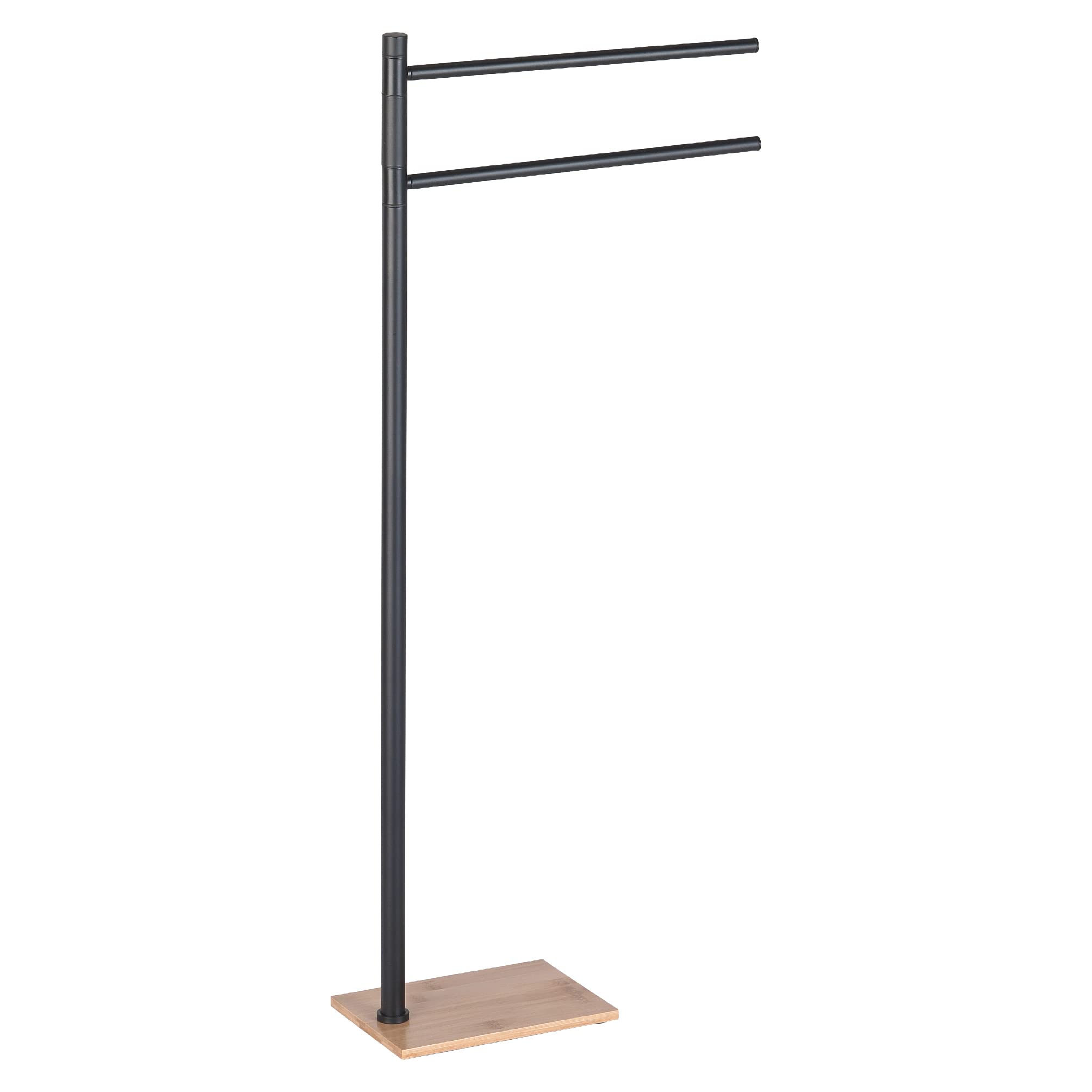 Gedy Trilly Towel Holder Natural-Matte Black — image 1
