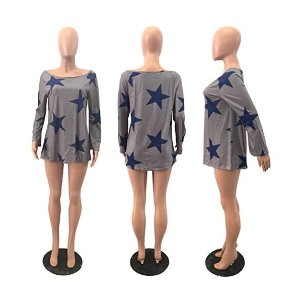 Vovotrade Adorable Women Girl Strapless Star Sweatshirt Long Sleeve Crop Jumper Pullover Tops - Image 4