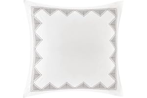 INK+IVY Pillow, 26"x26", White Euro Sham