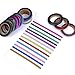 Outus 24 Pieces Washi Tapes Glitter Crafting Tape Art Tapes Masking Tape for Arts Crafts and DIY, 12 Colors