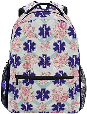Stylish Paramedic Medical Emt Backpack- Lightweight School College Travel Bags, Chunbb 16" x 11.5" x 8"
