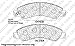 [Front Premium Brake Kit]-[2 Cross-Drilled Disc Brake Rotors & 4 Ceramic Brake Pads]-[UAP3500-D-Cer]
