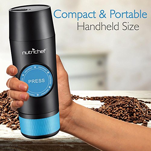 Upgraded Portable Electric Espresso 4335463708 Maker, 2 in 1 Capsule