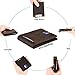 IDEAWIN Slim Bifold Wallet RFID Blocking Genuine Leather Men Front Pocket Wallet