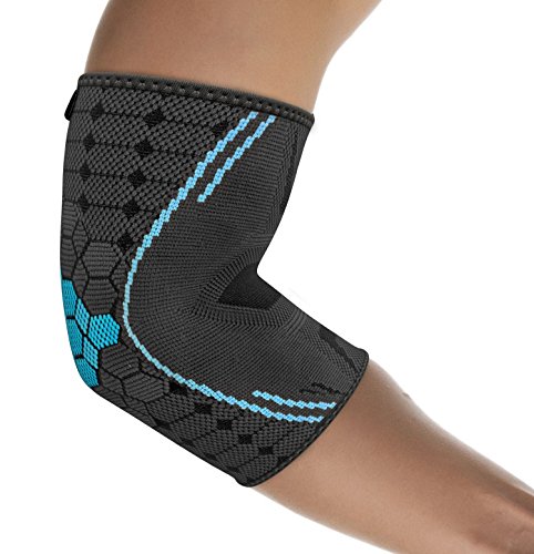 Bonmedico® Farko (NEW!), Elbow Brace, Elbow Compression Brace to Promote Circulation, Elbow Brace for Tennis Elbow, Elbow Brace for Tendinitis, for Men and Women (M) (Left/Right)