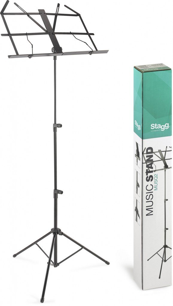 Stagg MUSQ2 Q Series Foldable Music Stand with Bag