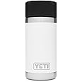 YETI Rambler 12 oz Bottle, Stainless Steel, Vacuum Insulated, with Hot Shot Cap