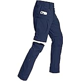 NAVEKULL Men's Convertible Hiking Pants Lightweight Quick Dry Zip Off Outdoor Fishing Tactical Cargo Pants with Roll-Up Legs