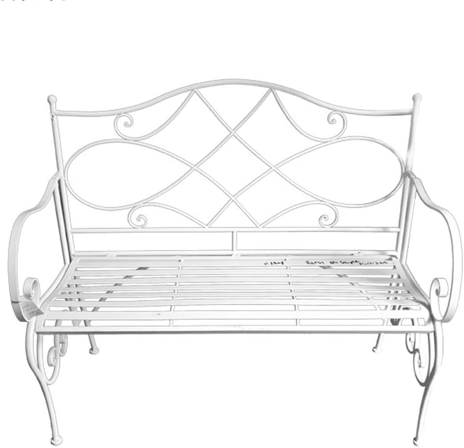 Banco de jardín banco plegable al aire libre, banco decorativo en el