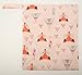 Wet Dry Bag Baby Cloth Diaper Nappy Bag Reusable with Two Zippered Pockets (Baby Fox)