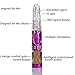 Pure Cell 8 Inch Waterproof Rabbit Vibe Rotating 360 Degrees Dual Stimulator Massager Multi Speed Electric Vibration Massager Wand Clitorial Stimulation Powerful Female Masturbate Toy G-spot for Women